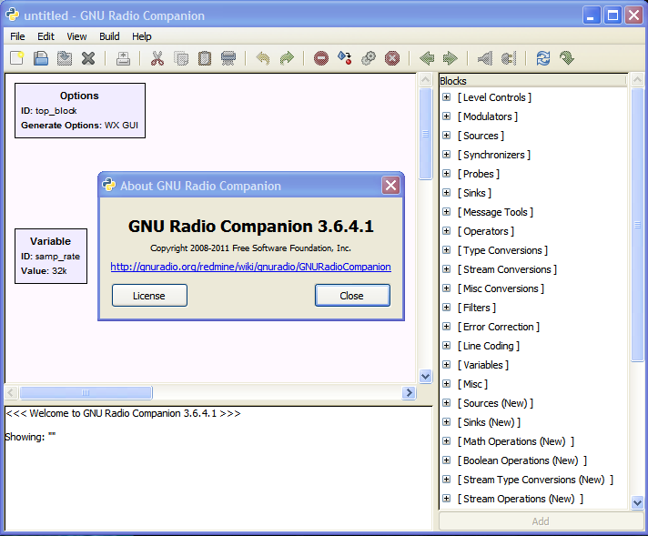 gnu radio companion windows